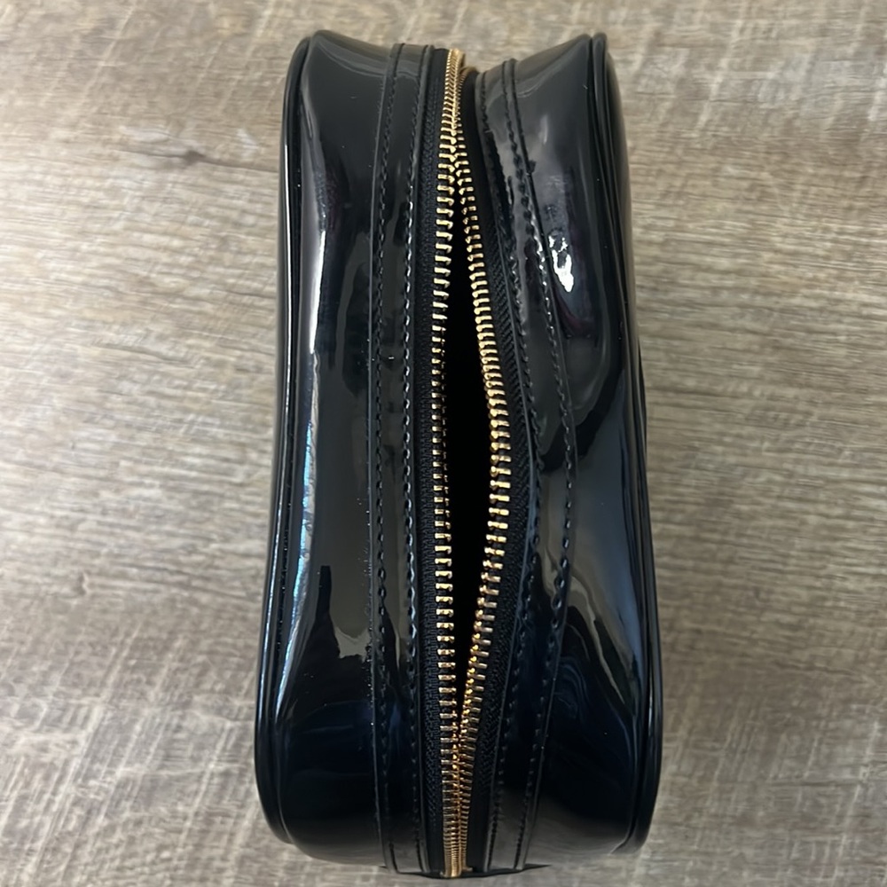 Tory Burch Black Plastic Cosmetic Bag - Picture 5 of 5